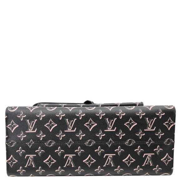 Louis Vuitton  Onthego MM Fall For You Monogram Canvas Tote Bag Black - Picture 8 of 11